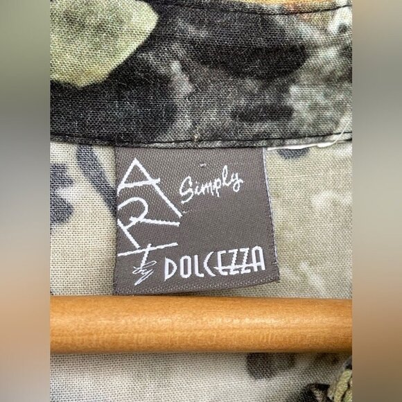 Simply Art by Dolcezza Dress “Postal” midi dress size large - Picture 5 of 8